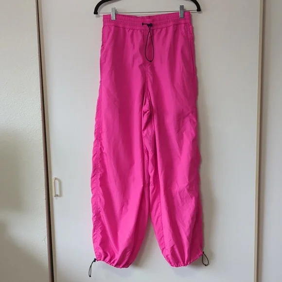 TNA Pants Jumpsuits Aritzia Tna Hot Pink Parachute Pant